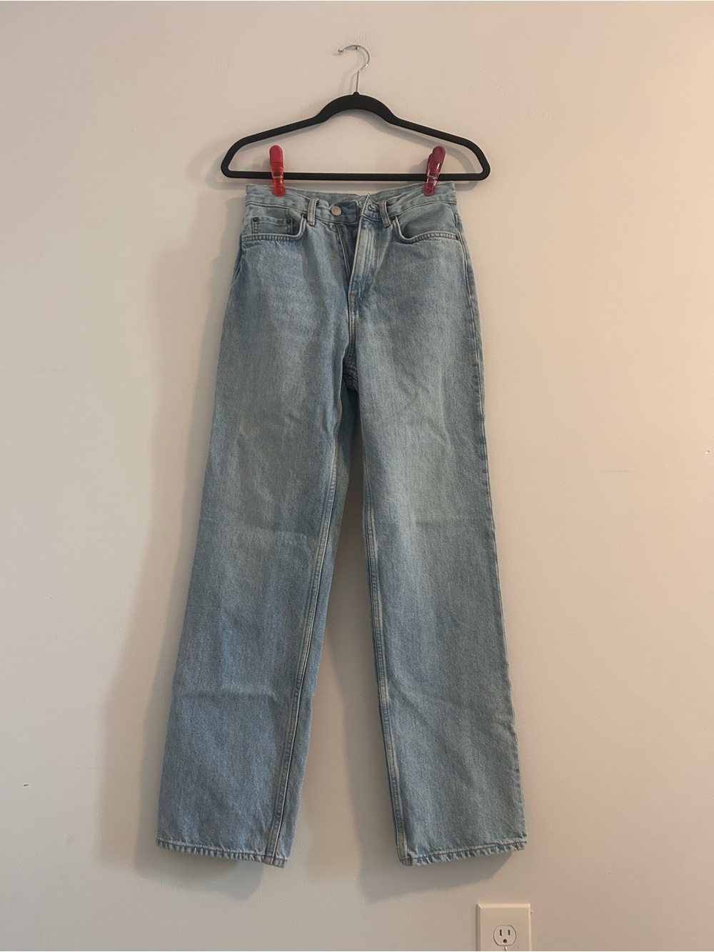 COS Light Blue Straight-Leg Jeans